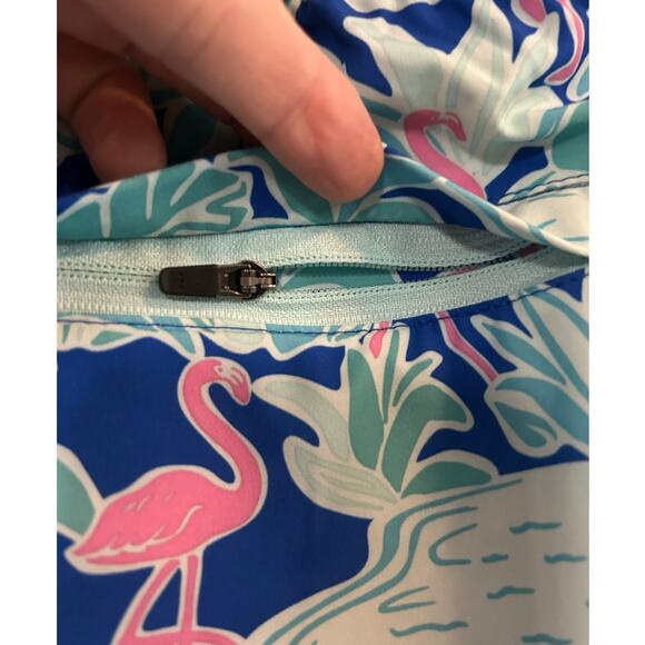 MEMBER'S MARK NWT $30 Men's Resort Swim Trunks Flamingo Size L - Picture 5 of 7